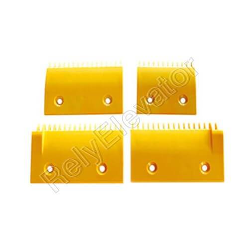 2L08316，Sigma Comb Plate,144.5 X 89mm,16T,ABS,Yellow,Center，Big