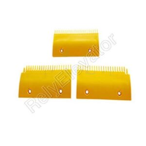 DSA2001488B-R，Sigma Comb Plate,202.6 X 94.4mm,22T,ABS,Yellow,Right