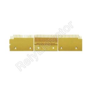 DSA200168A B，Sigma Comb Plate,163.8 X 91.6 X 6mm,Tooth Pitch 8.4,Hole Spacing 90,19T,Yellow,Left Right
